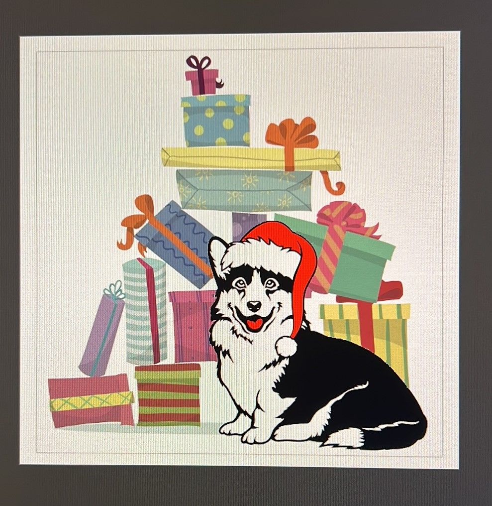 BIGLIETTI NATALE PERSONALIZZATI AL 14 TEMA IL MIO AMICO CANE